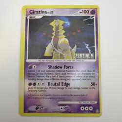 Giratina 4/146 Reverse Holo Platinum Stamped Pokemon Card Soft & Hard Case - Image 1
