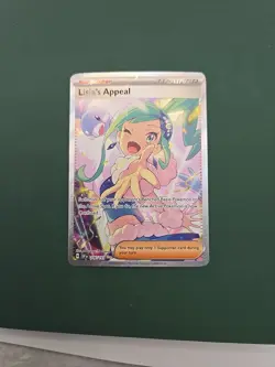 Pokemon TCG Lisias Appeal Card 246/191 Rare Surging Sparks Full Art - Image 1