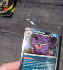 Gengar 050/088 - EB Games French SEALED Pokemon Promo Card Ectoplasma 1 Swirl - Image 3