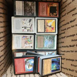 Vintage Magic the gathering Revised and more. 3300+ cards. 13+ lbs. - Image 1