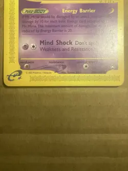 Mr. Mime Pokemon Card Aquapolis 95a/147 MP - Image 4