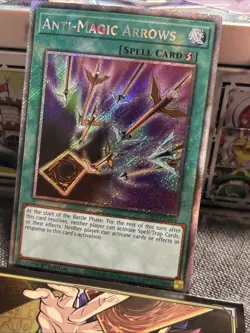 Yu-Gi-Oh! Anti-Magic Arrows Platinum Secret Rare Card RA03-EN264 NM - Image 2