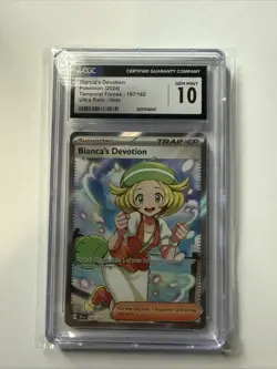 Pokemon TCG Temporal Forces Bianca's Devotion Holo Card 197/162 Gem Mint 10 - Image 1
