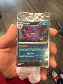 Pokemon Gengar GameStop Promo Stamped Card English 050/088 SEALED - Image 1