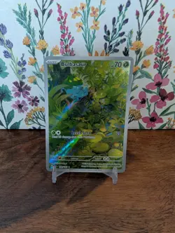 Pokemon Card Bulbasaur 166/165 Scarlet & Violet 151 English NM - Image 1