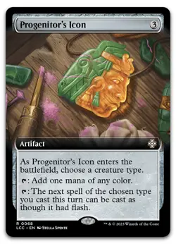 Progenitor's Icon (Extended Art) #68 (NM) Lost Caverns of Ixalan LCC Magic MTG - Image 1