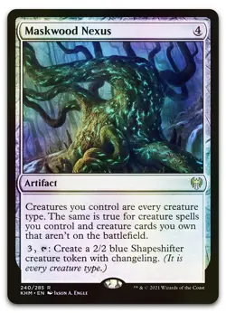 Maskwood Nexus #240 (Foil) (NM) Kaldheim KHM Magic MTG - Image 1