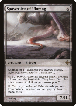 Spawnsire of Ulamog #11 (HP) Rise of the Eldrazi ROE Magic MTG - Image 1