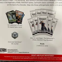 WIZARDS OF THE COAST Magic The Gathering Final Fantasy Bundle, Worn Box - Image 3