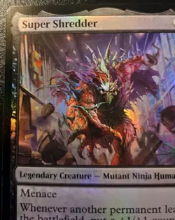 Super Shredder 0083 Foil Mythic Teenage Mutant Ninja Turtles Magic The Gathering - Image 2