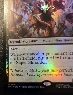 Super Shredder 0083 Foil Mythic Teenage Mutant Ninja Turtles Magic The Gathering - Image 4