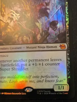 Super Shredder 0083 Foil Mythic Teenage Mutant Ninja Turtles Magic The Gathering - Image 5