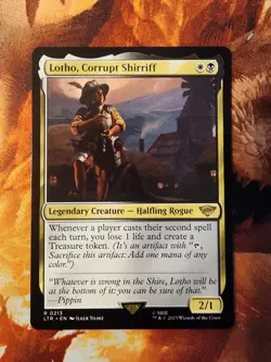 MTG Lotho, Corrupt Shirriff - Lord of the Rings NM - Image 1