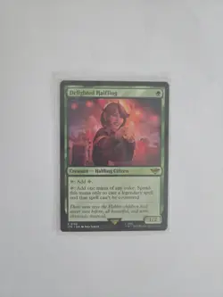 Delighted Halfling - MTG - Lord of the Rings: Tales of Middle Earth - NM #0158 - Image 1