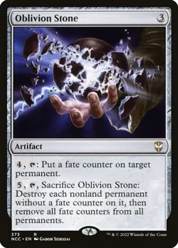 MTG Oblivion Stone ** New Capenna Commander ** English (NM) - Image 1