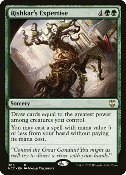 MTG Rishkar's Expertise ** New Capenna Commander ** English (NM) - Image 1