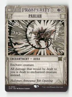 Pariah - Outlaws of Thunder Junction Breaking News - #5 - Non-Foil - NM - MTG - Image 1