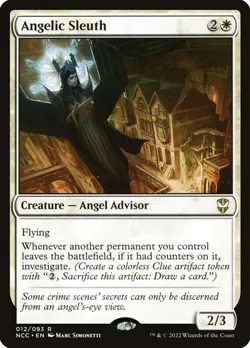 MTG Angelic Sleuth ** New Capenna Commander ** English (NM) - Image 1