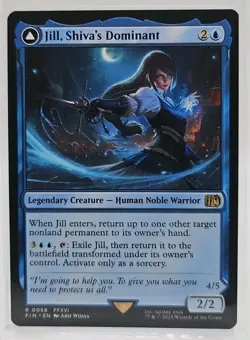 Jill, Shiva's Dominant R #58 MTG Final Fantasy RARE FIN EN FF16 FFXVI - Image 1