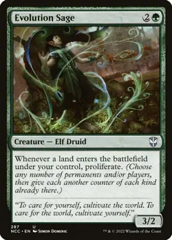 MTG Evolution Sage ** New Capenna Commander ** English (NM) - Image 1