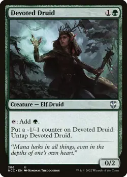 MTG Devoted Druid ** New Capenna Commander ** English (NM) - Image 1