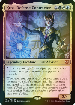 MTG Kros, Defense Contractor Foil ** New Capenna Commander ** English (NM) - Image 1