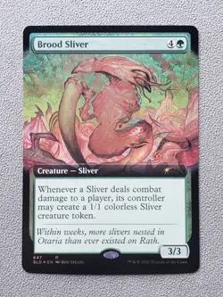 Brood Sliver (Extended Art Foil) [SLD 647] MtG Secret Lair Drop Promos - Image 1