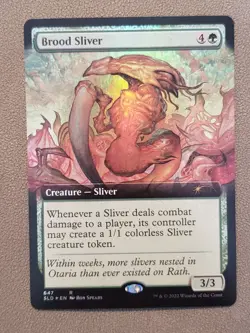 Brood Sliver (Extended Art Foil) [SLD 647] MtG Secret Lair Drop Promos - Image 2
