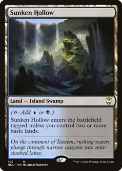 MTG Sunken Hollow ** New Capenna Commander ** English (NM) - Image 1