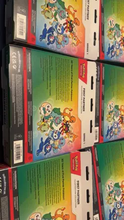 Lot of 7 Pokemon TCG First Partner Illustration Collection Box New Sealed - Image 5