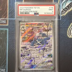 Pokemon Metagross 178/162 SV05: Temporal Forces Illustration Rare - PSA 9 - Image 1