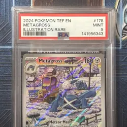 Pokemon Metagross 178/162 SV05: Temporal Forces Illustration Rare - PSA 9 - Image 3