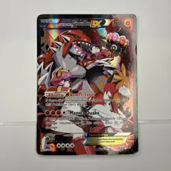 Pokemon TCG Team Magma's Groudon EX 15/34 Double Crisis Holo Rare DAMAGED - Image 1
