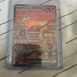 Mew ex SVP 053 Pokemon TCG Scarlet Violet 151 Black Star Promo Full Art Card - Image 1