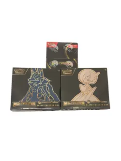 Pokemon Center Lucario + Gardevoir ETB & ⭐ENHANCED⭐ Booster Box - Mega Evolution - Image 1