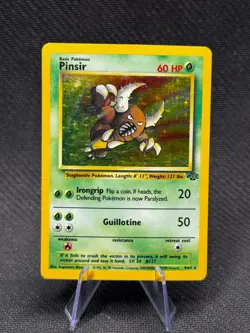 Pinsir 9/64 - Pokemon Jungle Unlimited Holo Rare Card 1999 WOTC Vintage MP - Image 1