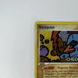 Pokemon Card - Nosepass Deoxys 42/107 Uncommon Reverse Holo Stamped - Image 2