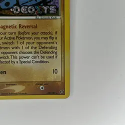 Pokemon Card - Nosepass Deoxys 42/107 Uncommon Reverse Holo Stamped - Image 4