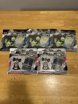 Pokemon TCG Black Bolt & White Flare Tech Sticker Collection Assorted Lot Of 5 - Image 1