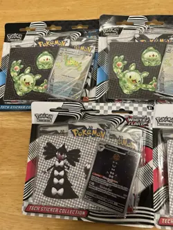 Pokemon TCG Black Bolt & White Flare Tech Sticker Collection Assorted Lot Of 5 - Image 3