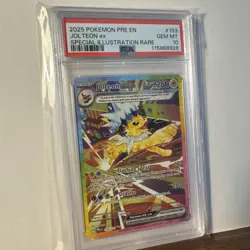2025 POKEMON PRE EN-PRISMATIC EVOLUTIONS #153 JOLTEON EX PSA 10 - Image 3