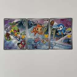 Pokemon TCG First Partner Illustration Collection Series 1 Sinnoh Starters - Image 1