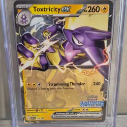 Pokemon Toxtricity ex 215 Promo CGC 10 Illustration Contest 2024 Winner - Image 3