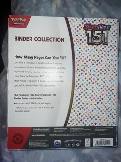 Pokemon TCG: Scarlet & Violet 151 Binder Collection Box New Factory Sealed - Image 2