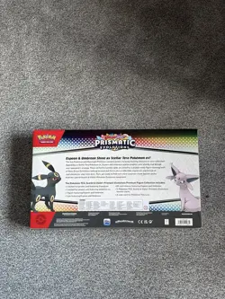 Pokemon TCG Prismatic Evolutions Premium Figure Collection New Sealed - DAMAGE - Image 3