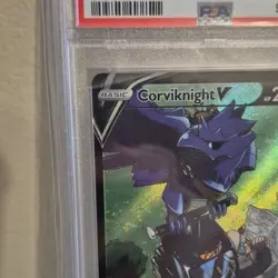 Pokemon Corviknight V TG18/TG30 Full Art Holo Ultra Rare PSA 9 Silver Tempest - Image 3