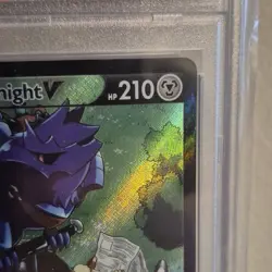 Pokemon Corviknight V TG18/TG30 Full Art Holo Ultra Rare PSA 9 Silver Tempest - Image 4