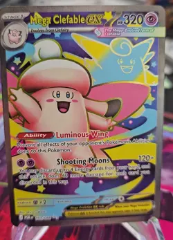 Mega Clefable ex 103/088 Ultra Rare Perfect Order Pokemon Near Mint - Image 1