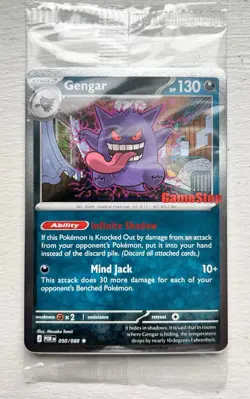 Gengar GameStop Promo Perfect Order Pokemon Card - Image 1