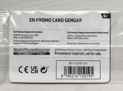 Gengar GameStop Promo Perfect Order Pokemon Card - Image 2